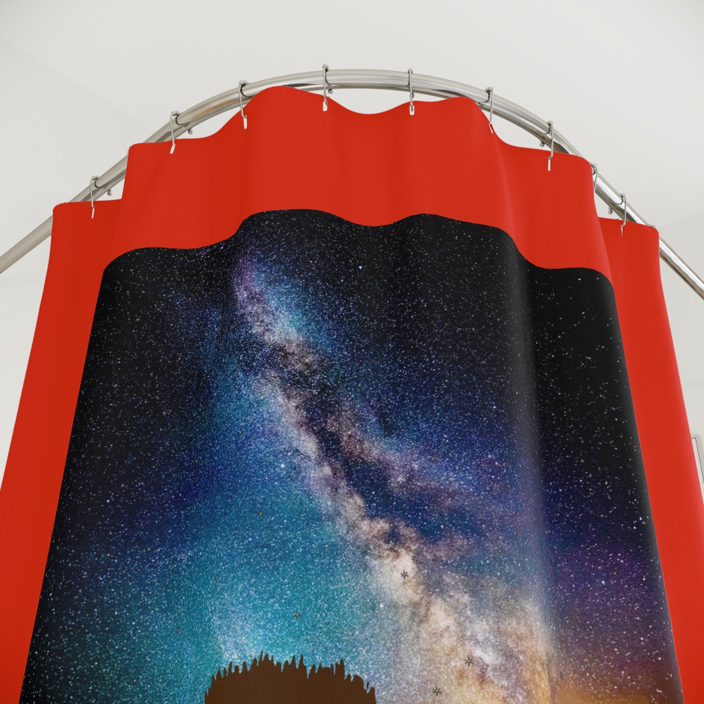The Midnight Sky Shower Curtain