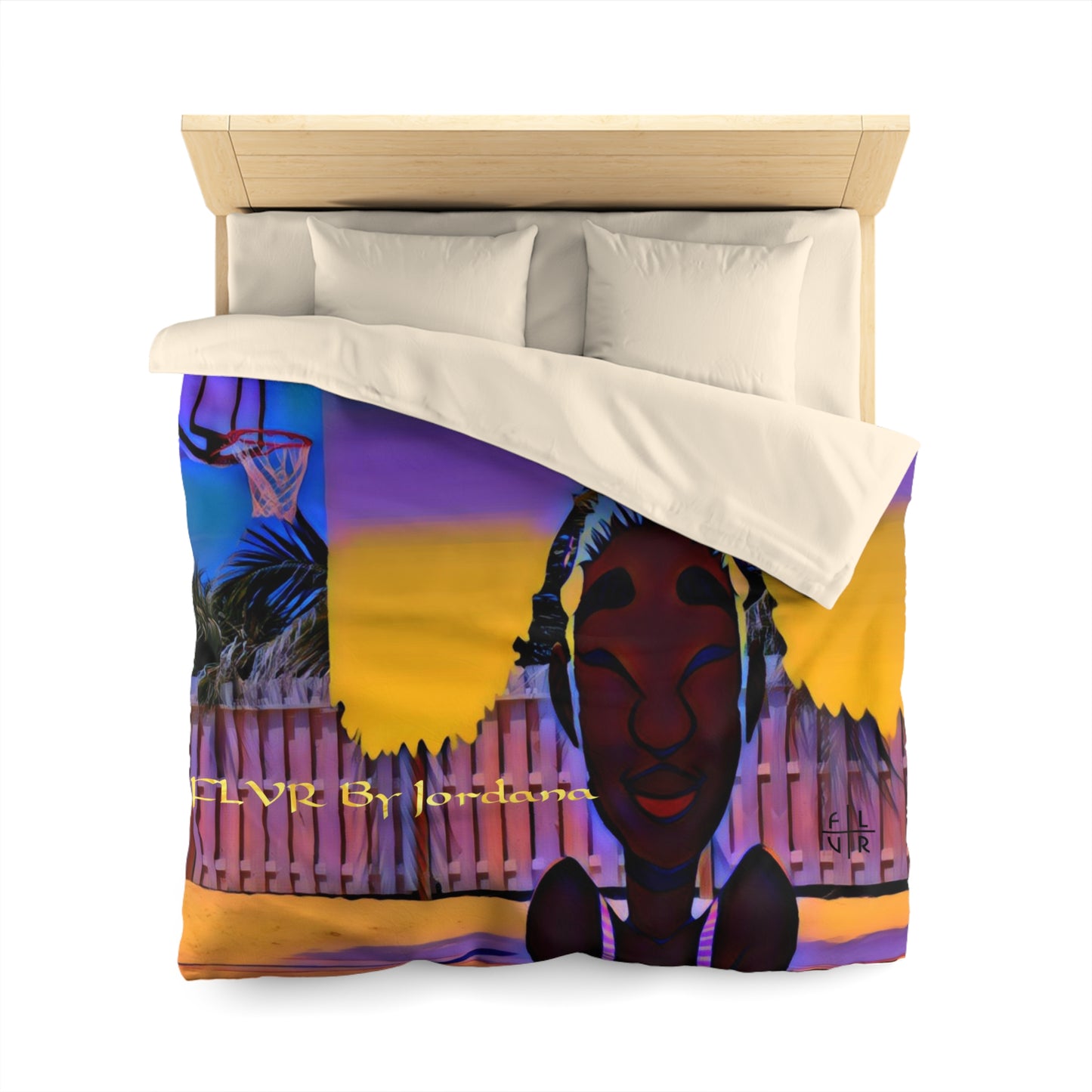 The Made Out Of The Sunrise Microfiber Duvet Cover