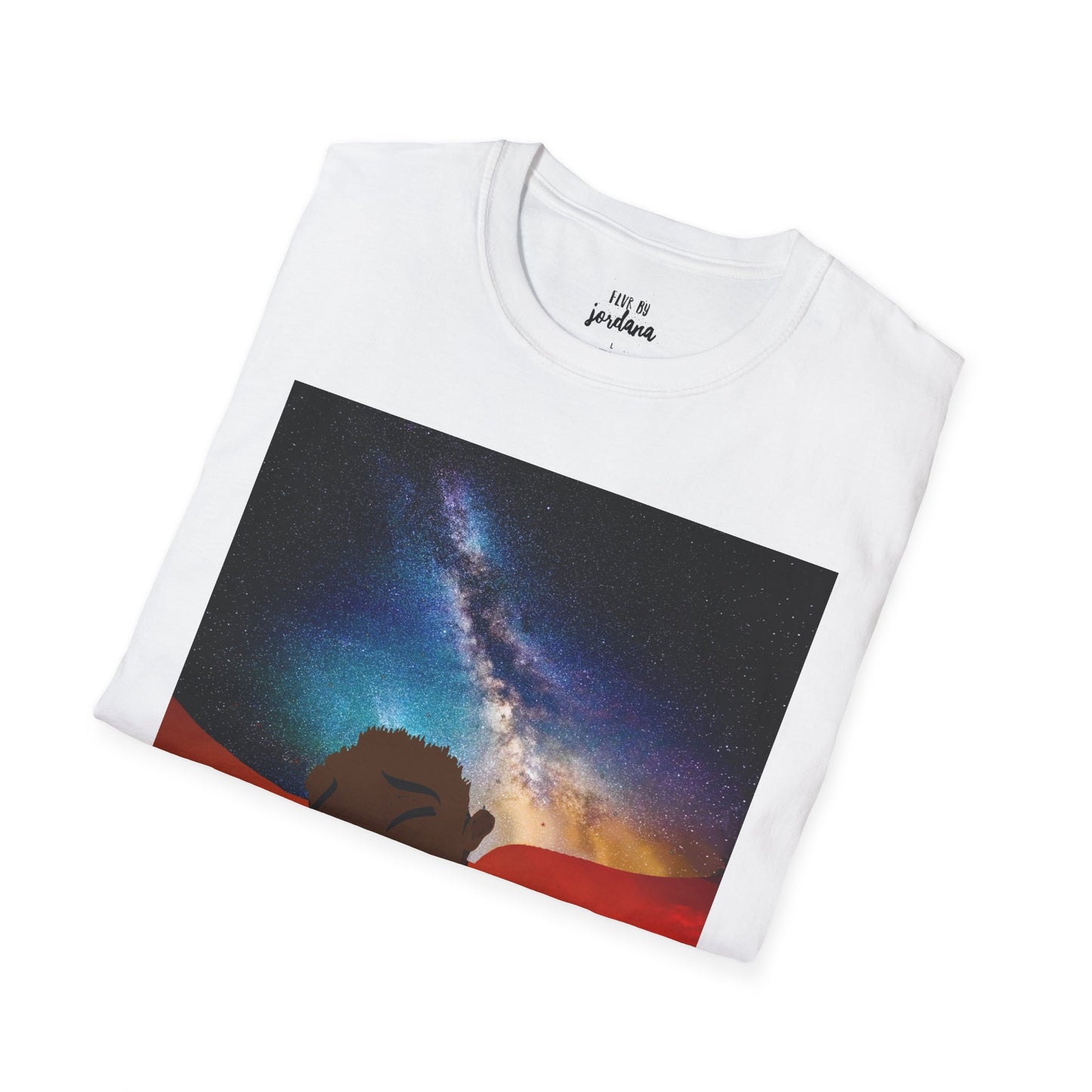 Sunset Silhouette Galaxy Tee — 'hold me jealous' Artistic Graphic T-Shirt