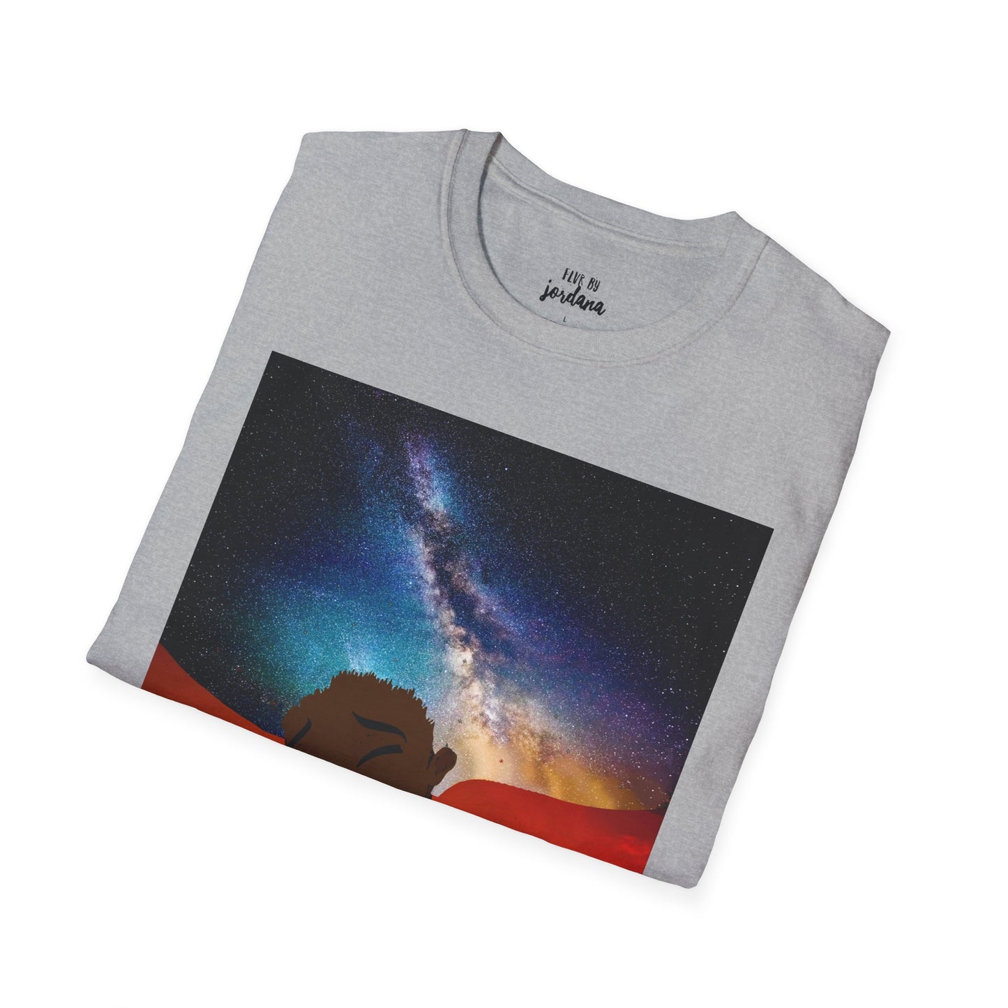 Sunset Silhouette Galaxy Tee — 'hold me jealous' Artistic Graphic T-Shirt
