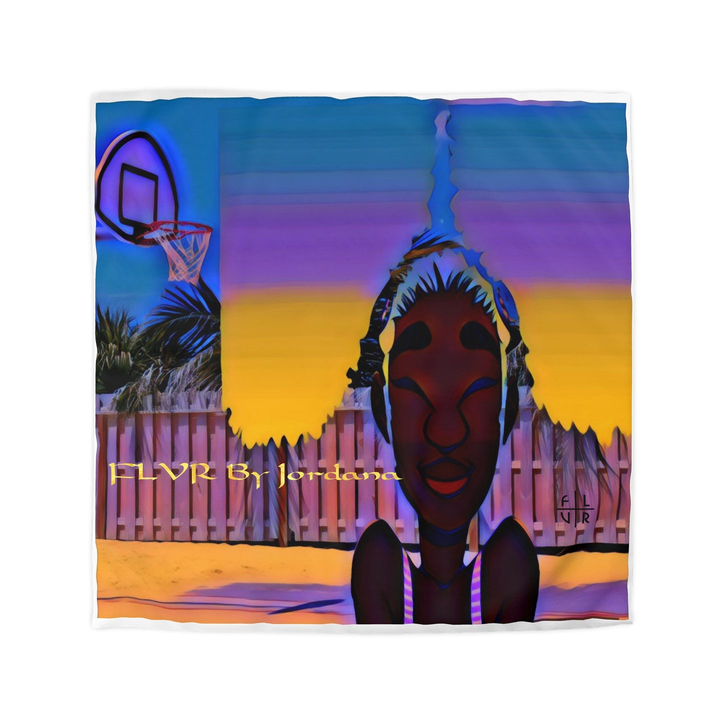 The Made Out Of The Sunrise Microfiber Duvet Cover