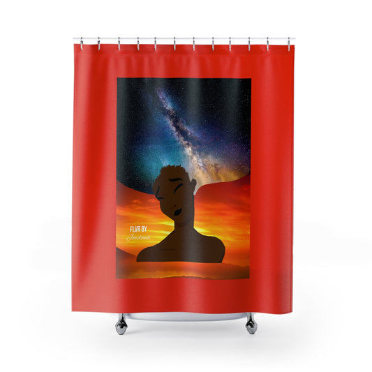 The Midnight Sky Shower Curtain
