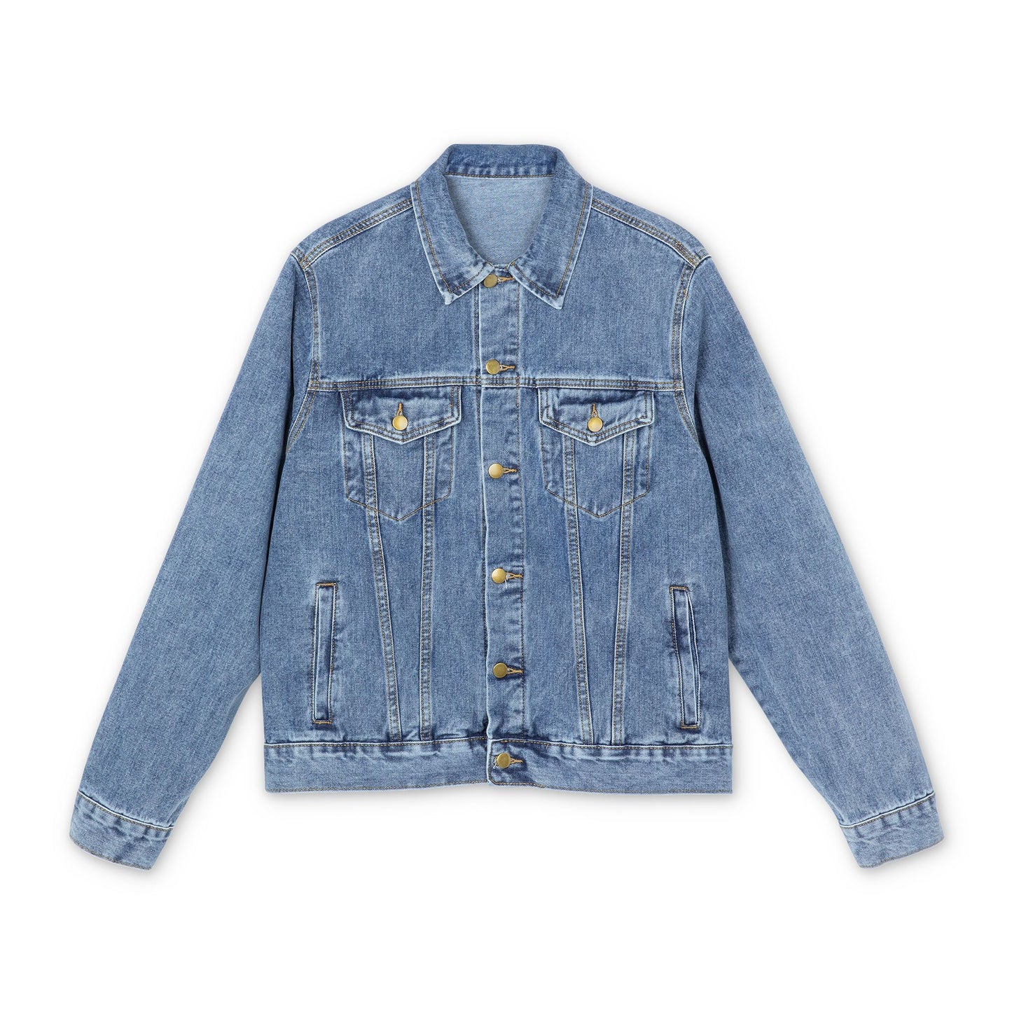 Midnight Sky Denim Jacket withPortrait Back Patch