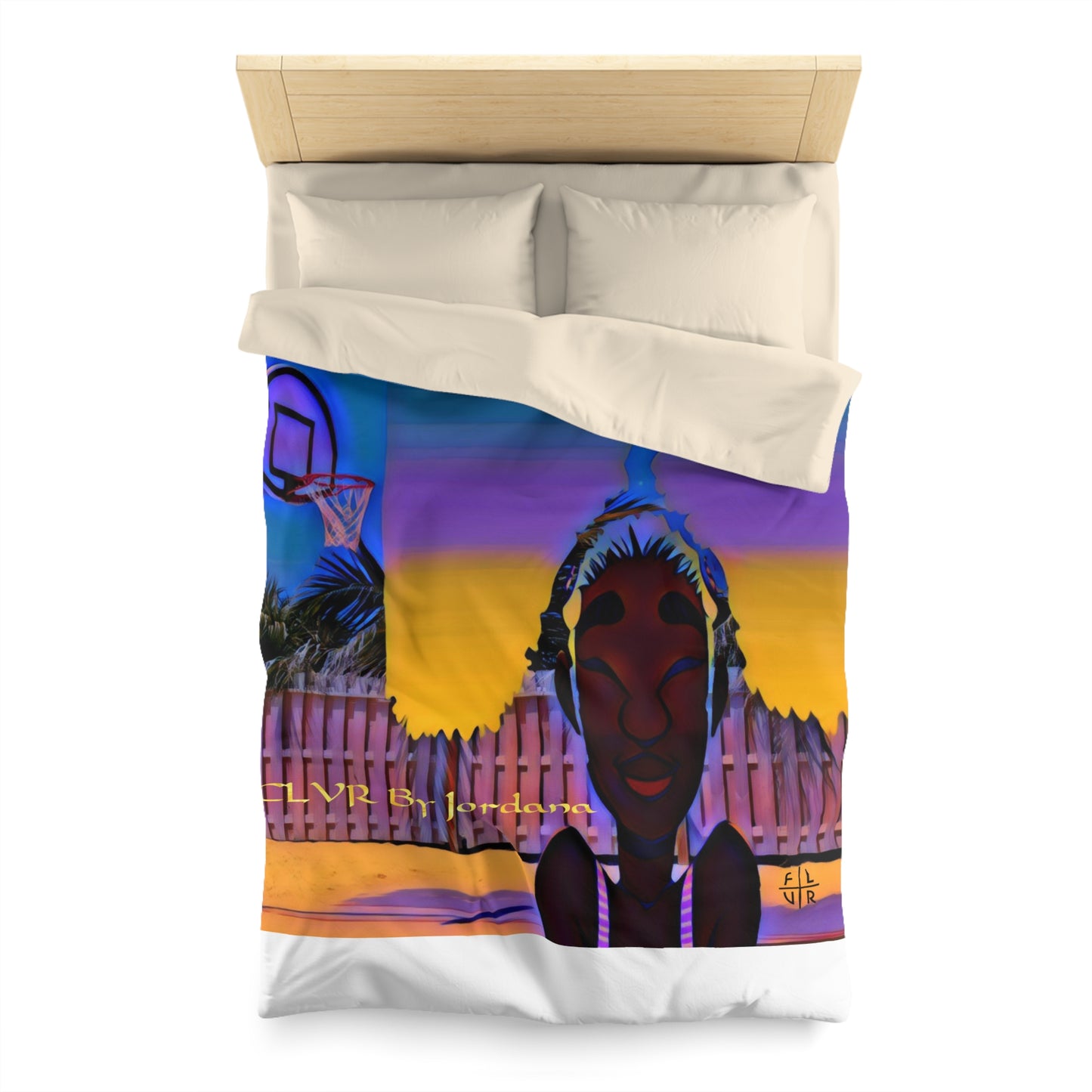 The Made Out Of The Sunrise Microfiber Duvet Cover