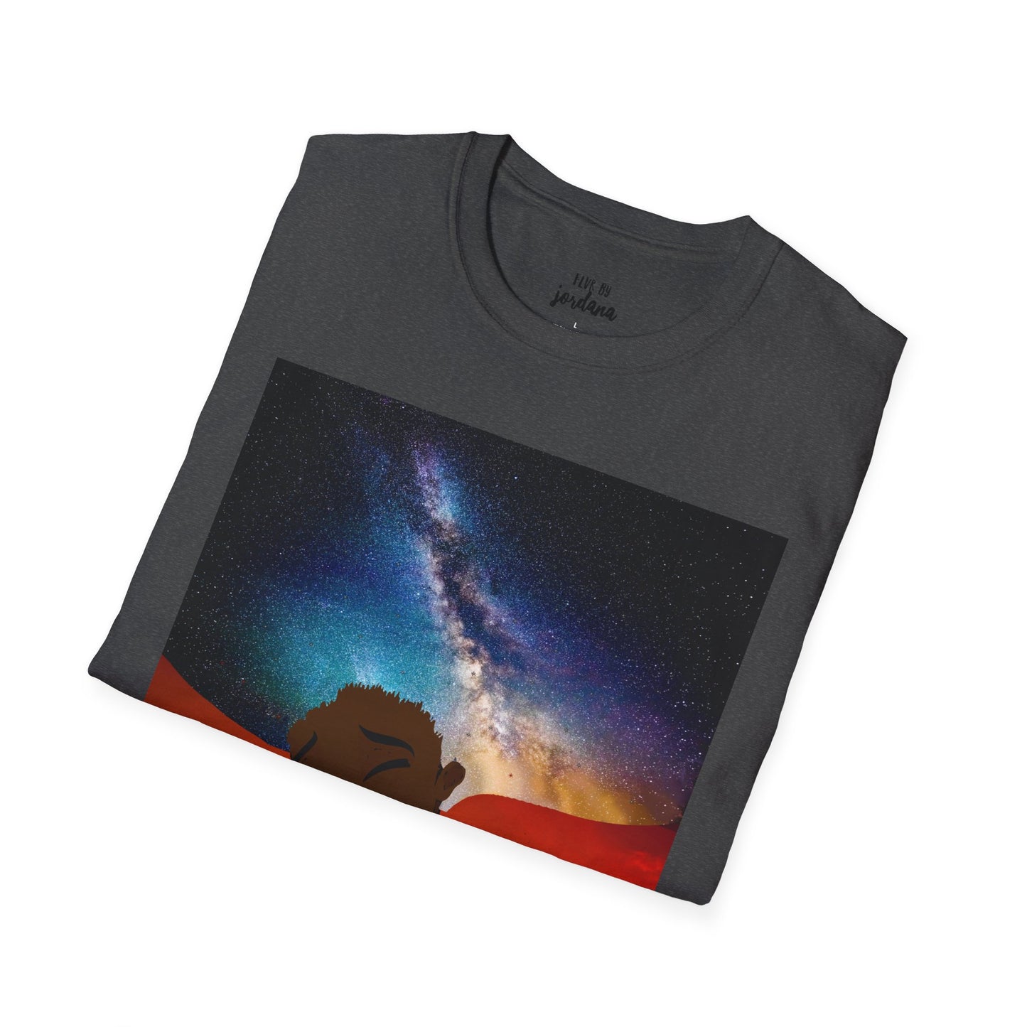 Sunset Silhouette Galaxy Tee — 'hold me jealous' Artistic Graphic T-Shirt