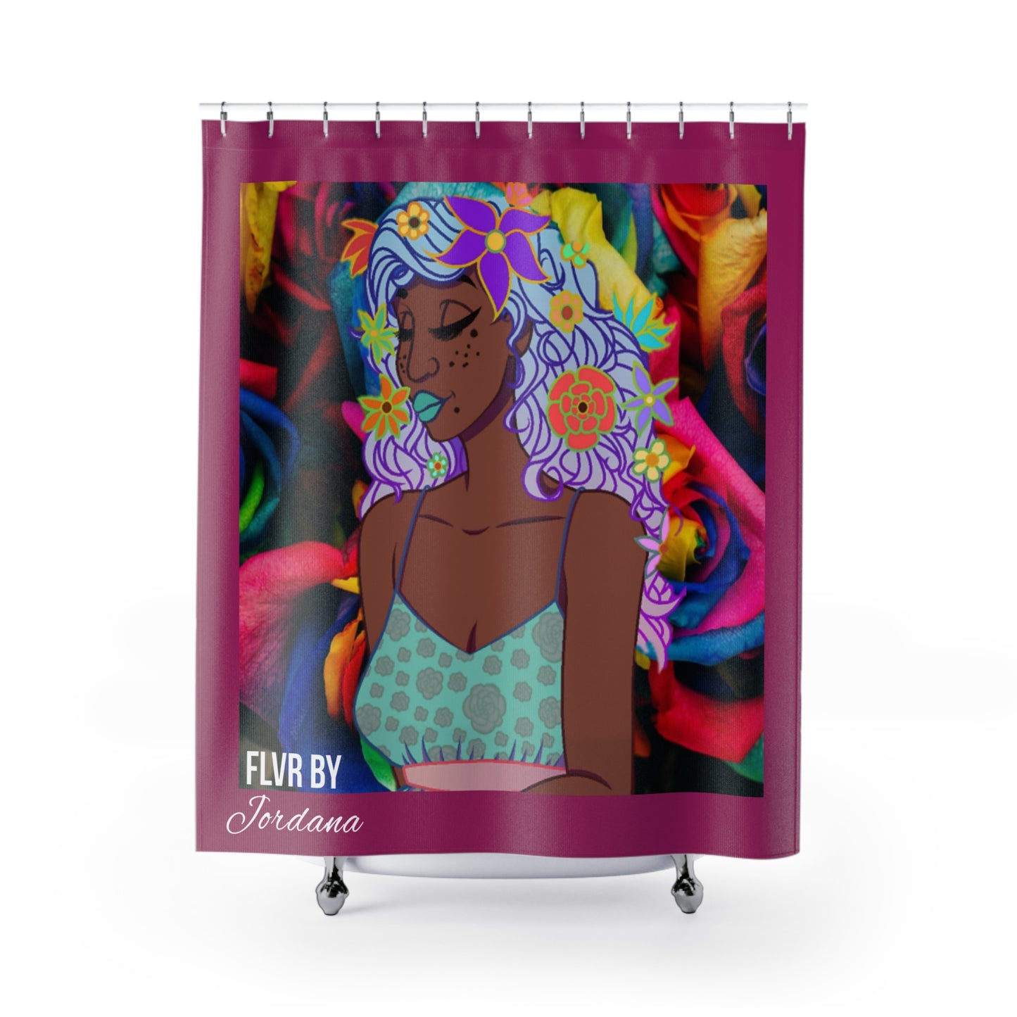 The Hippie Chick Shower Curtain