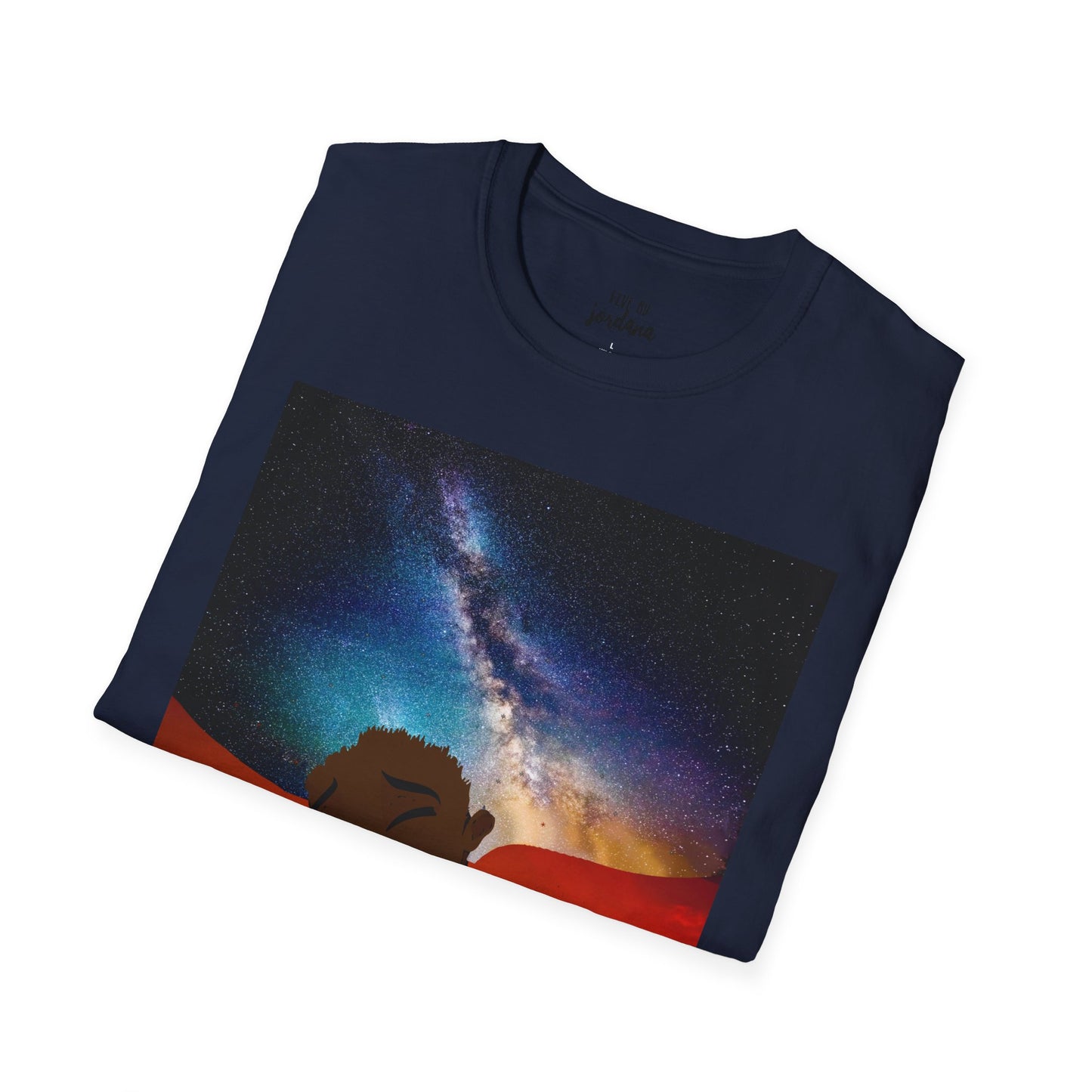 Sunset Silhouette Galaxy Tee — 'hold me jealous' Artistic Graphic T-Shirt