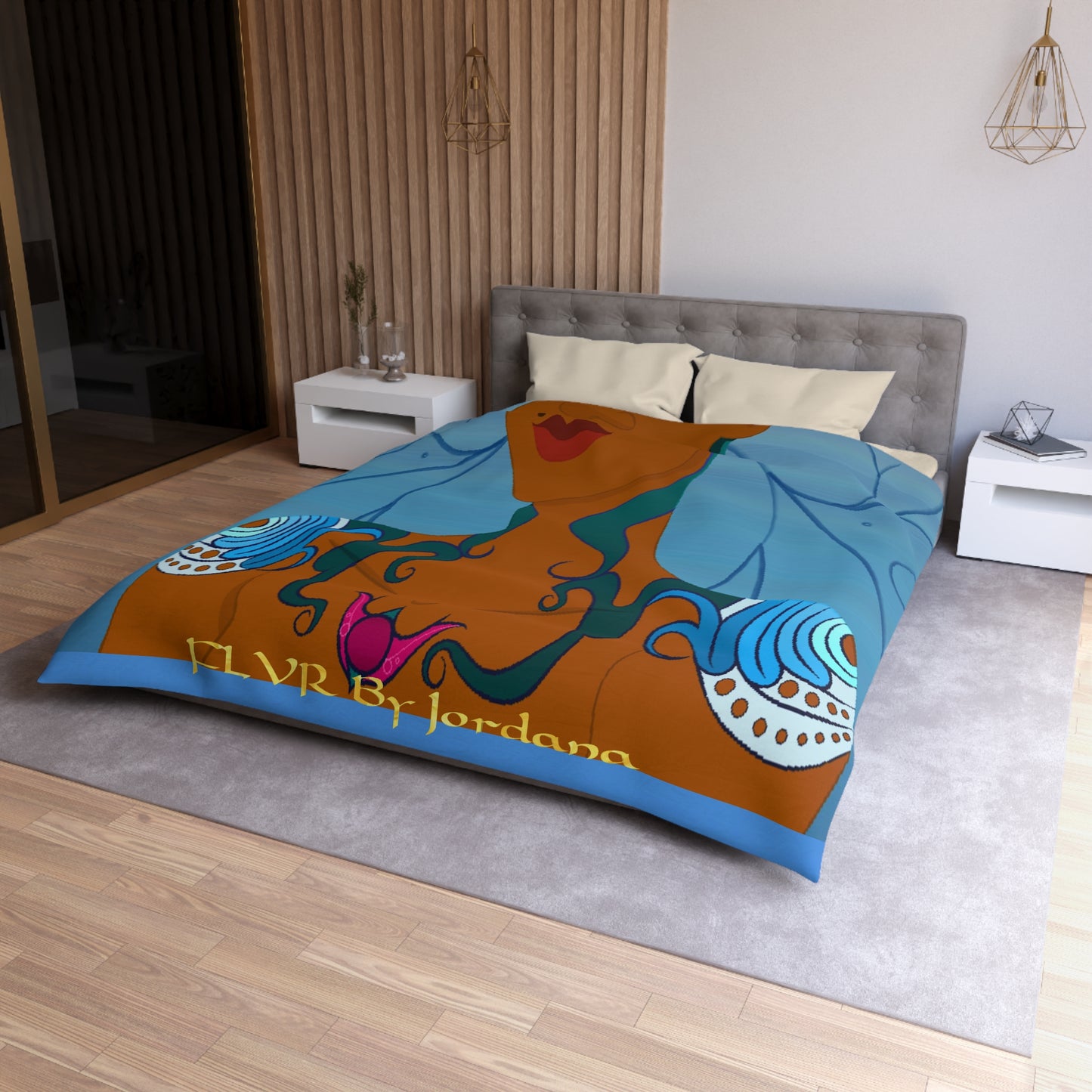 The Jean Microfiber Duvet Cover