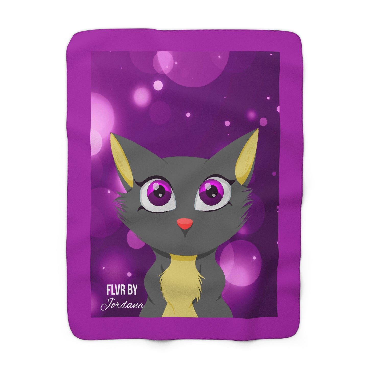 Kiki Bubble Sherpa Fleece Blanket