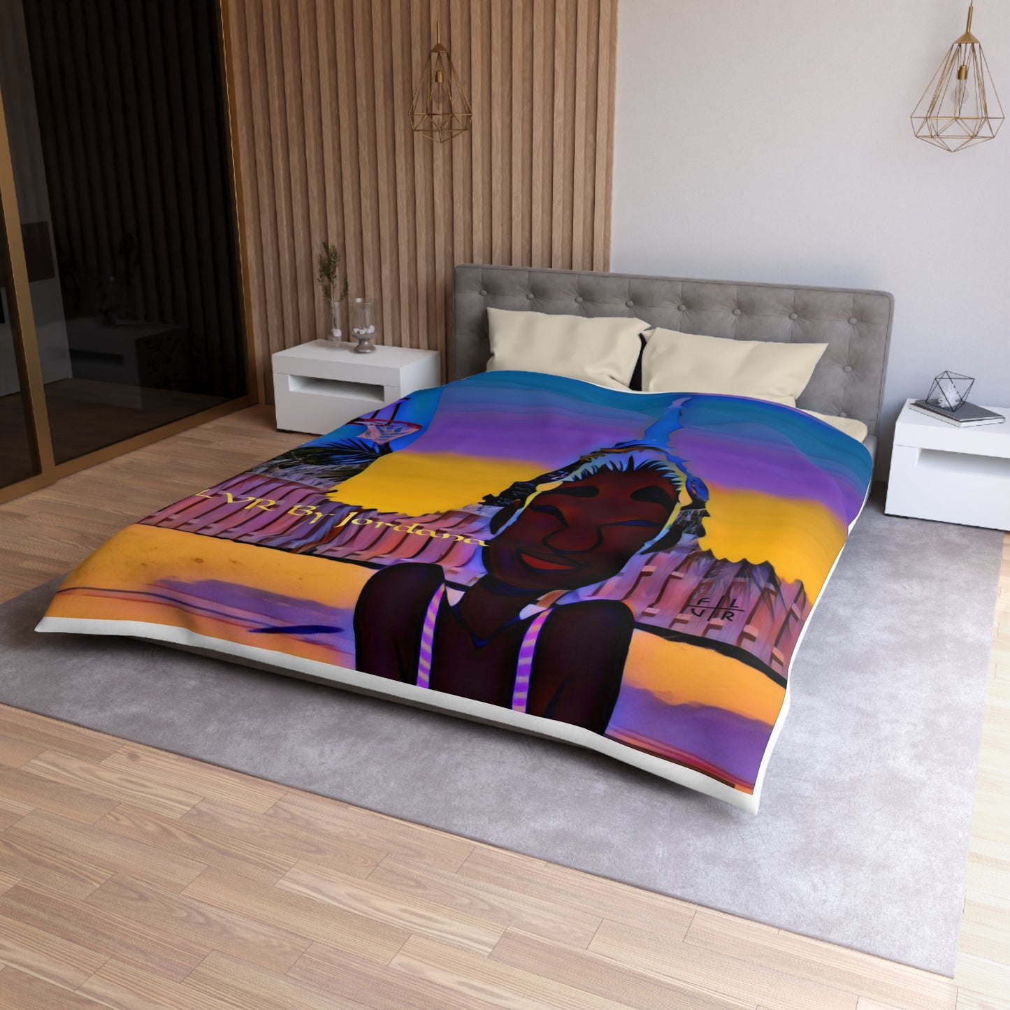 The Made Out Of The Sunrise Microfiber Duvet Cover