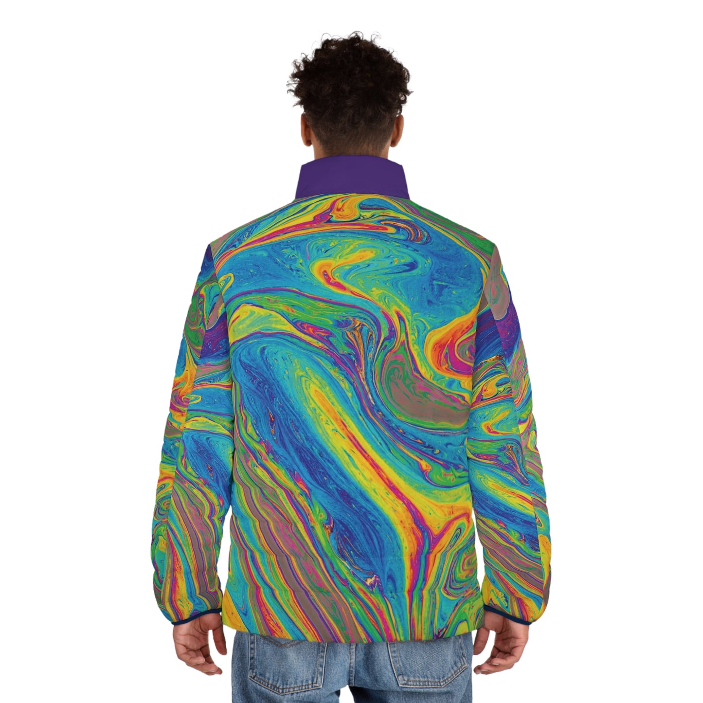 Men's Puffer Jacket (AOP)