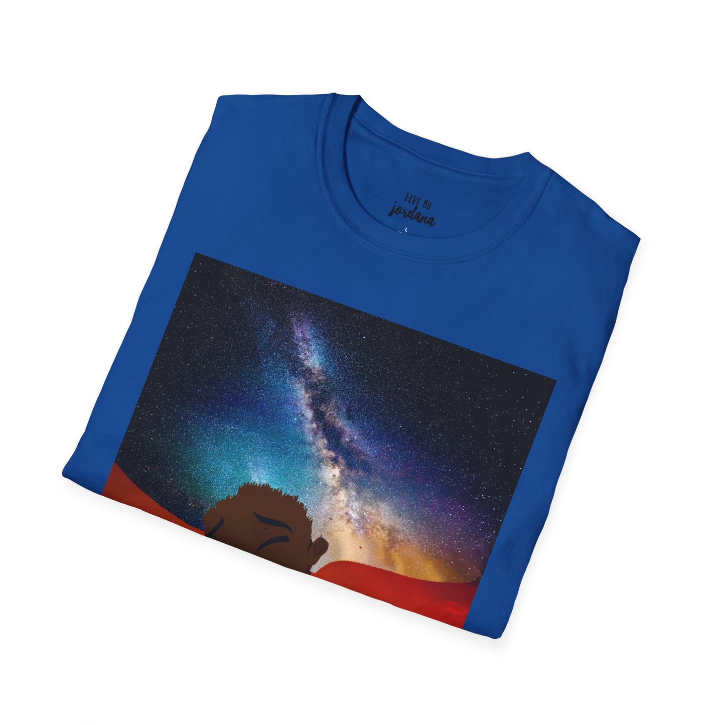 Sunset Silhouette Galaxy Tee — 'hold me jealous' Artistic Graphic T-Shirt