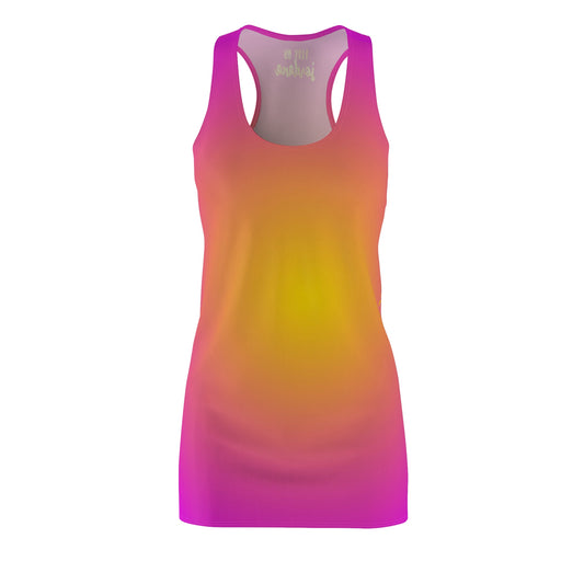 Raspberry Sunshine Women's Racerback Dress