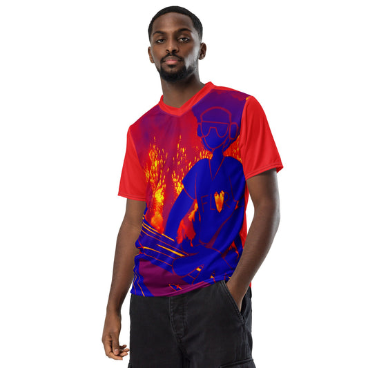 The K-Otic That's Fire Unisex Jersey Tee (W)