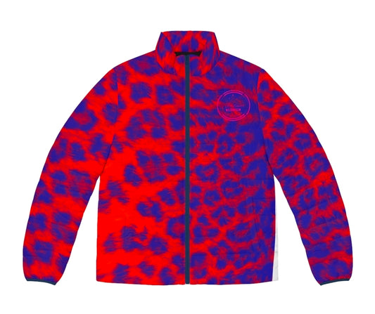 Colorful Cheetah Women's Puffer Jacket