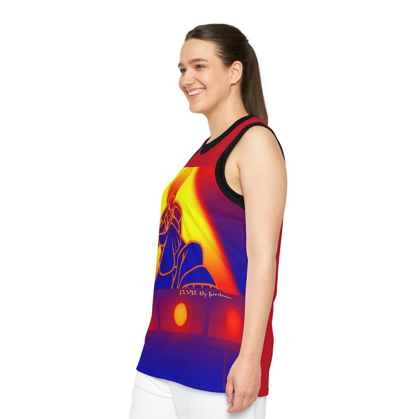 The Heather B Unisex Basketball Jersey