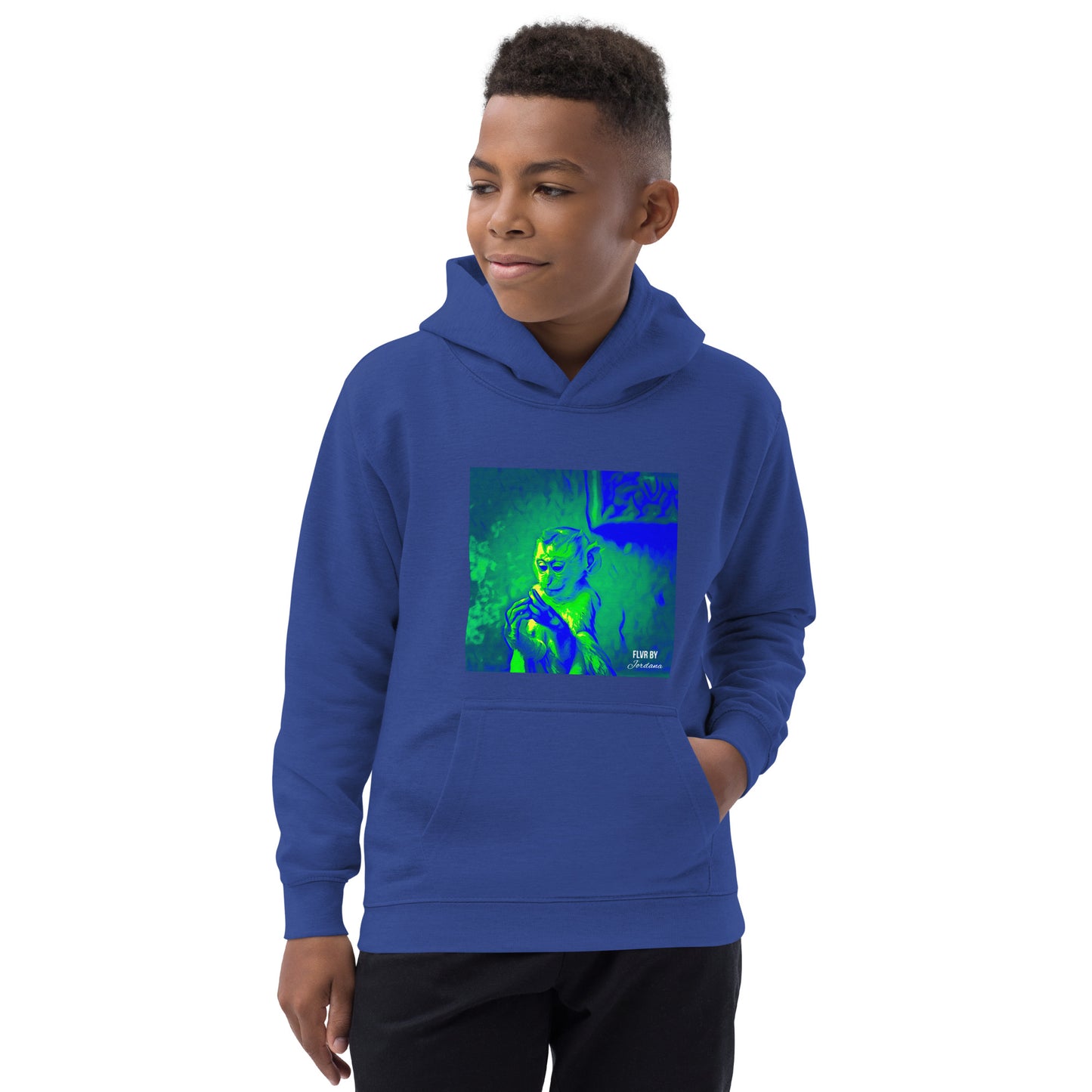 The Keku Green Kids Hoodie